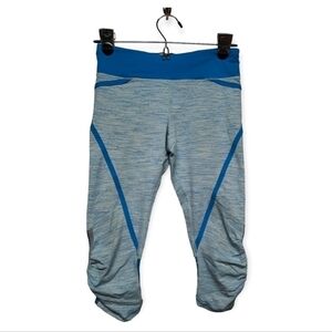 LULULEMON Crop Blue Leggings Women's Size 4